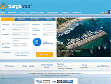 Tablet Screenshot of pargatour.com